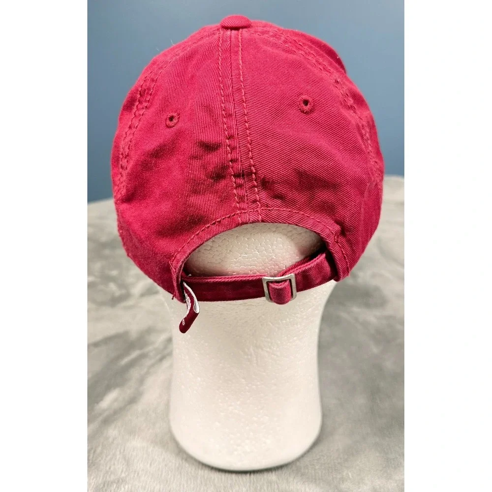 Oklahoma Sooners Hat Adjustable Red OU Logo Dad Cap Top of World